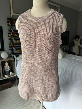 Ella Moss Multicolor Speckled Knit Tunic, size large
